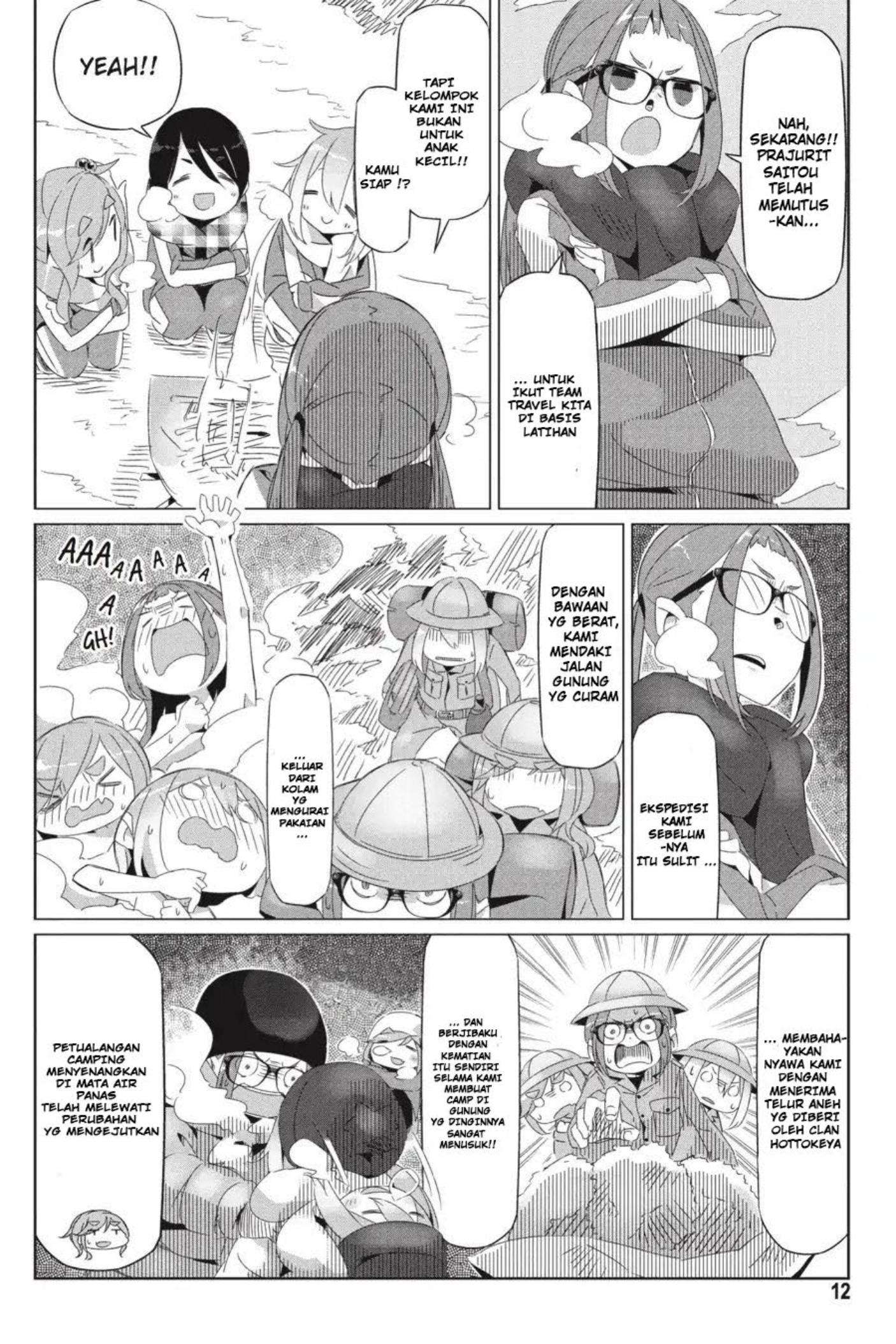 Yuru-Camp chapter 19 halaman 15