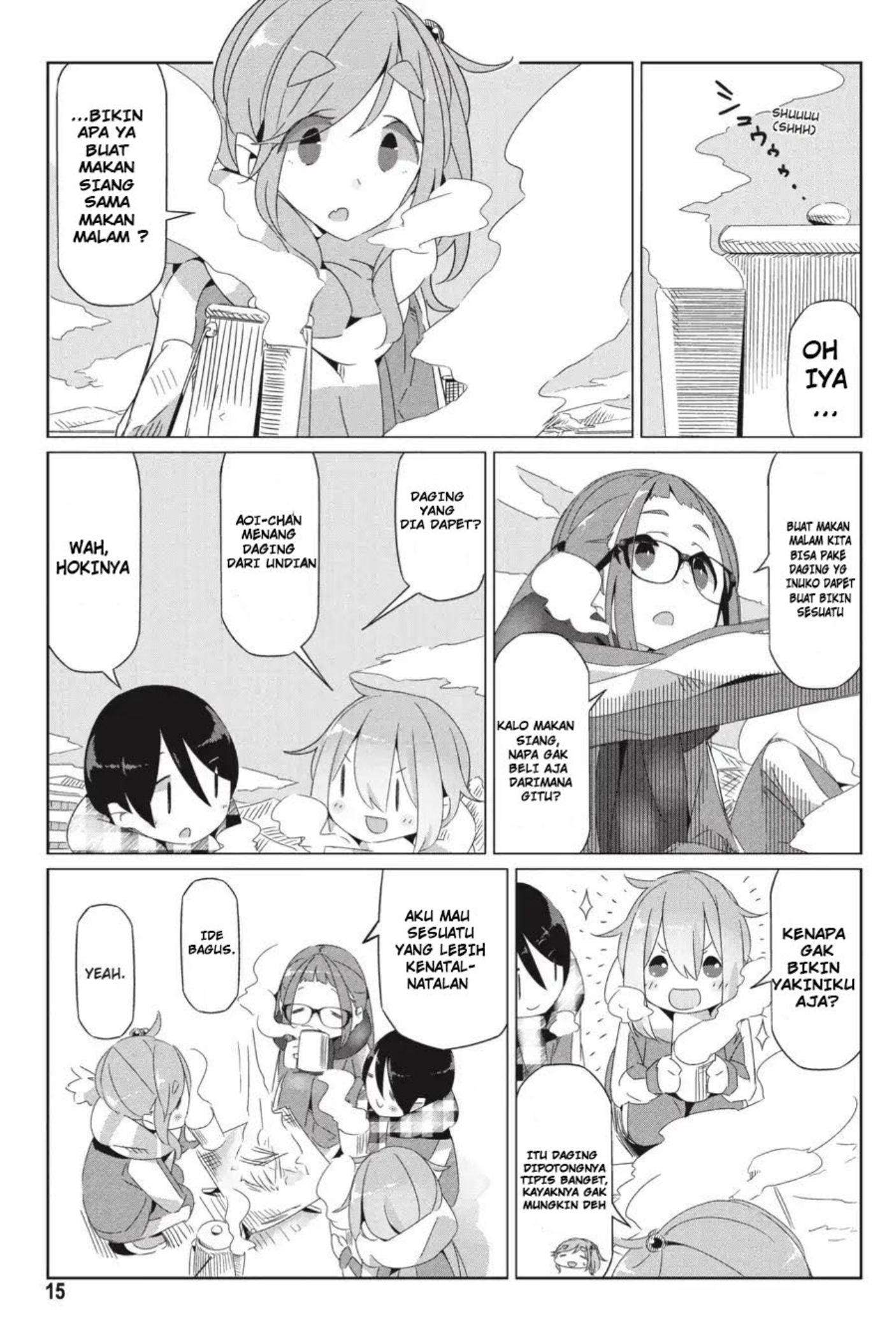 Yuru-Camp chapter 19 halaman 18