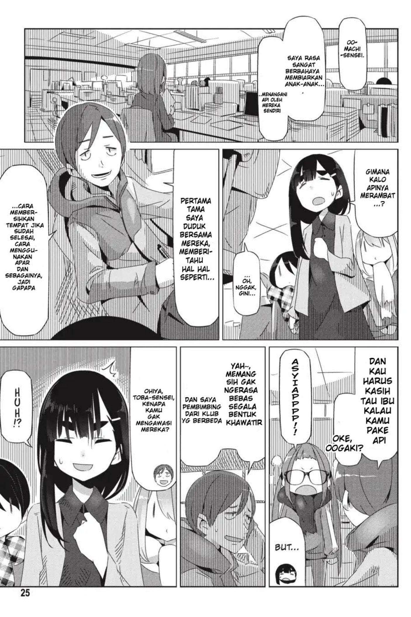 Yuru-Camp chapter 19 halaman 28