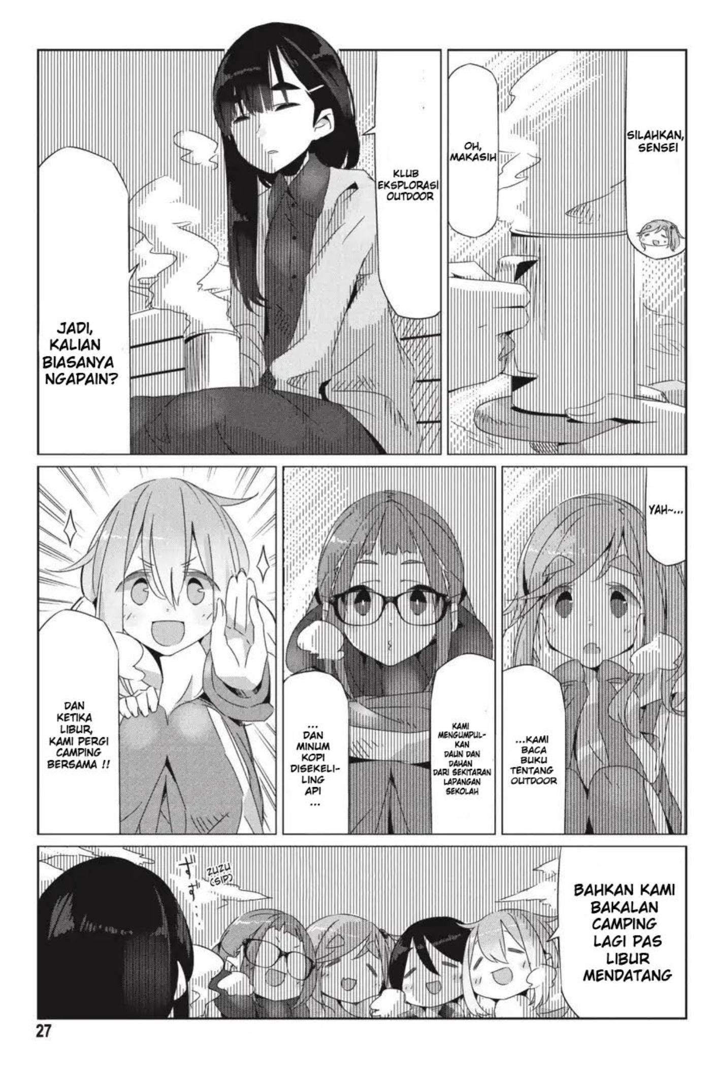Yuru-Camp chapter 19 halaman 30