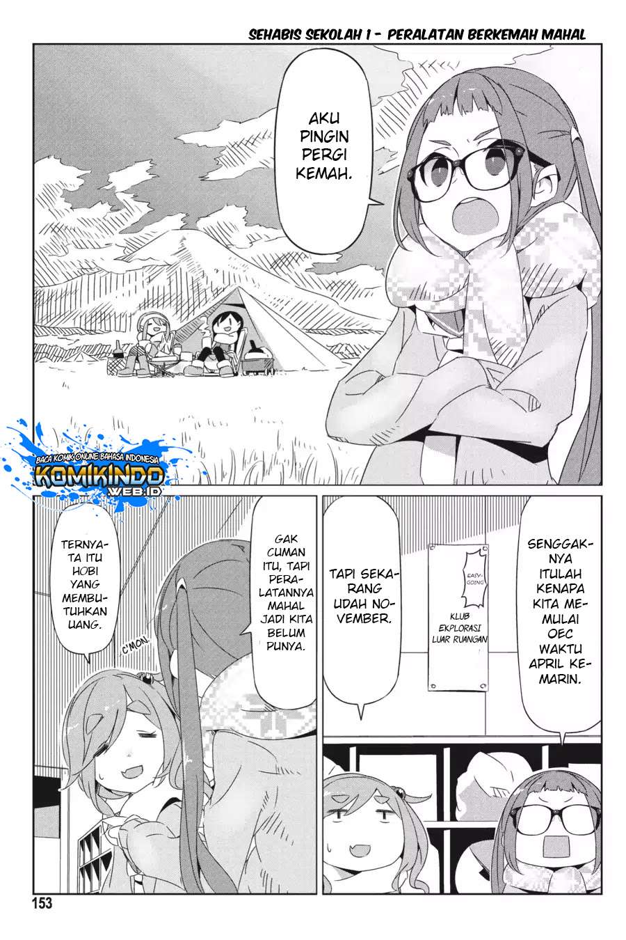 Yuru-Camp chapter 22.5 halaman 2