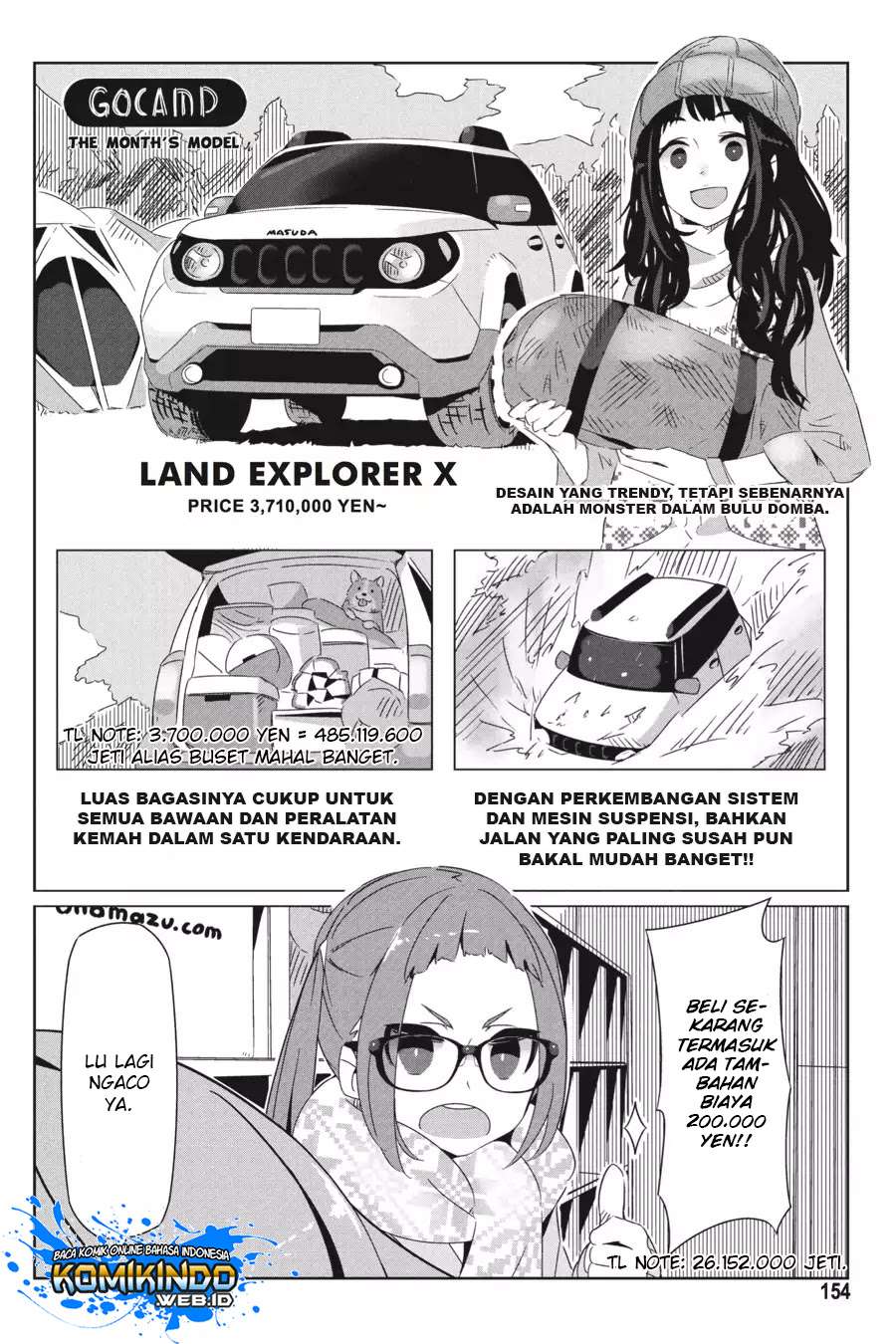 Yuru-Camp chapter 22.5 halaman 3