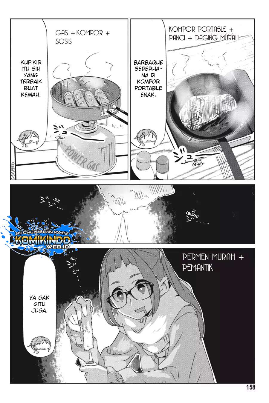Yuru-Camp chapter 22.5 halaman 7