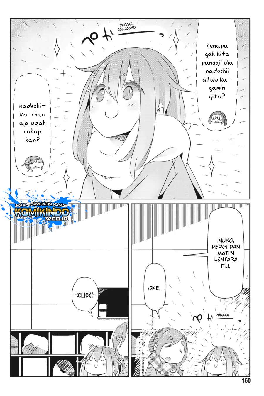 Yuru-Camp chapter 22.5 halaman 9