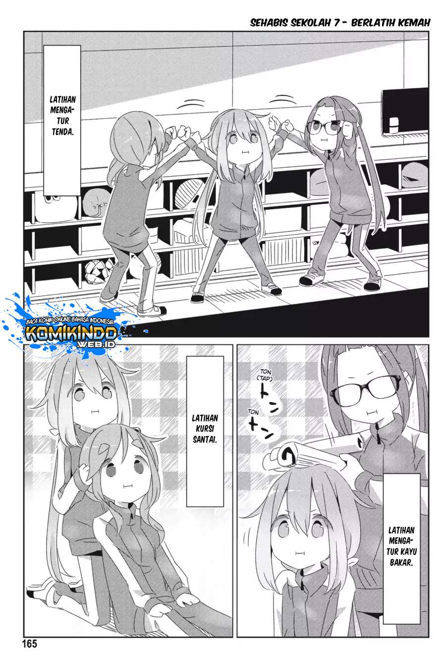 Yuru-Camp chapter 22.5 halaman 14