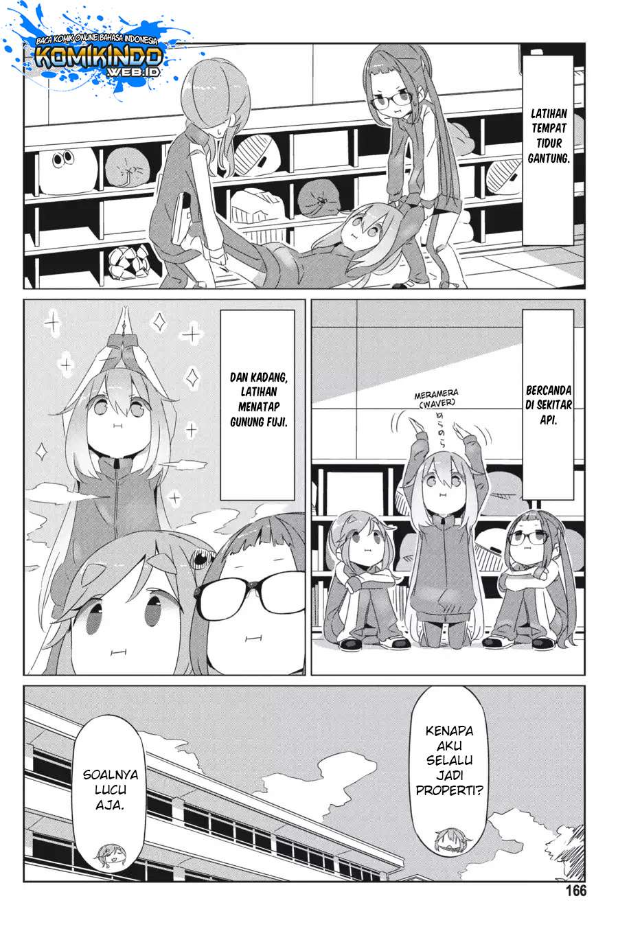 Yuru-Camp chapter 22.5 halaman 15