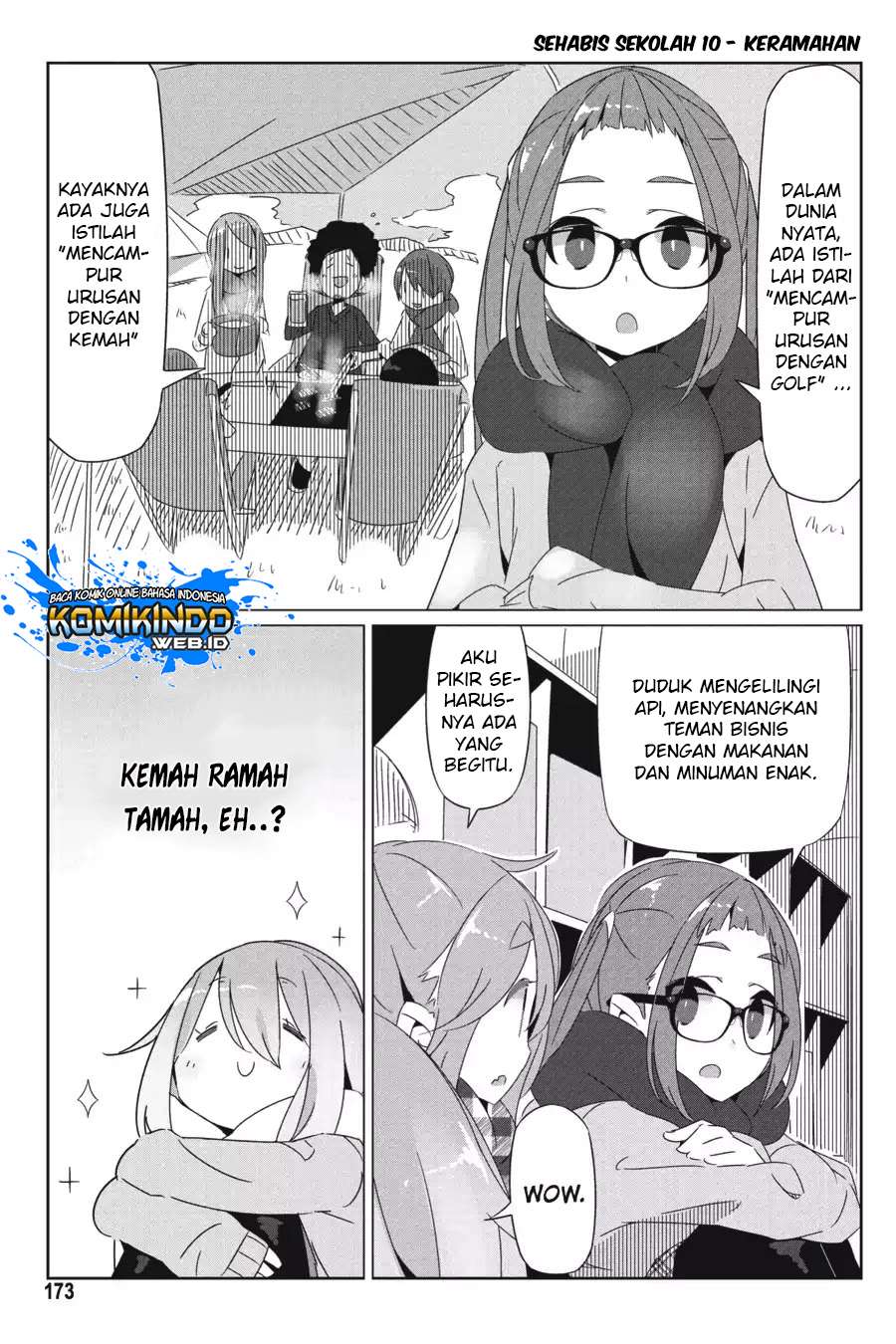 Yuru-Camp chapter 22.5 halaman 22