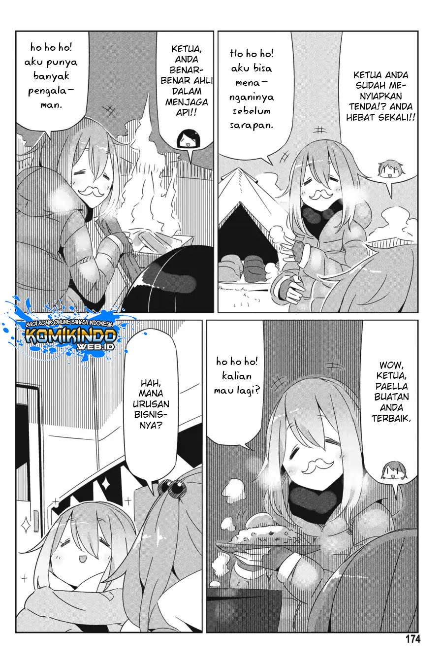 Yuru-Camp chapter 22.5 halaman 23
