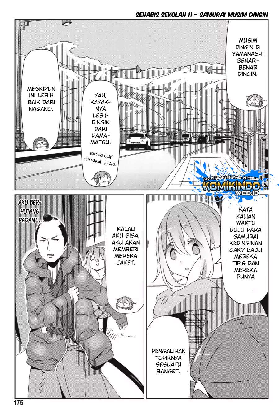 Yuru-Camp chapter 22.5 halaman 24