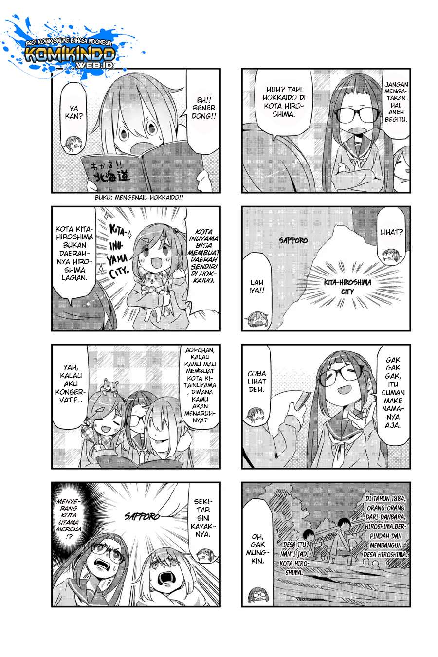 Yuru-Camp chapter 22.5 halaman 27