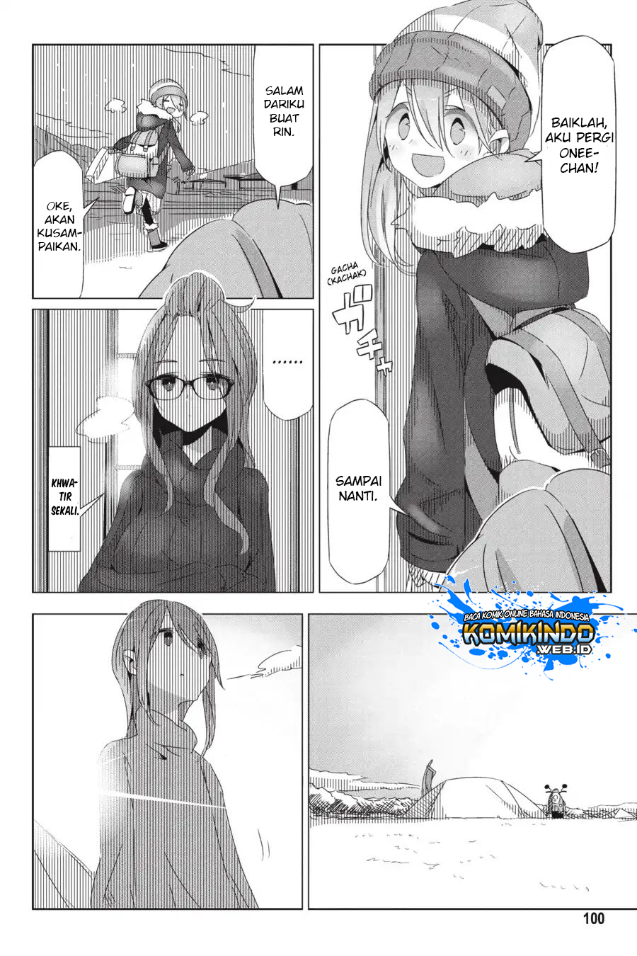Yuru-Camp chapter 27 halaman 12