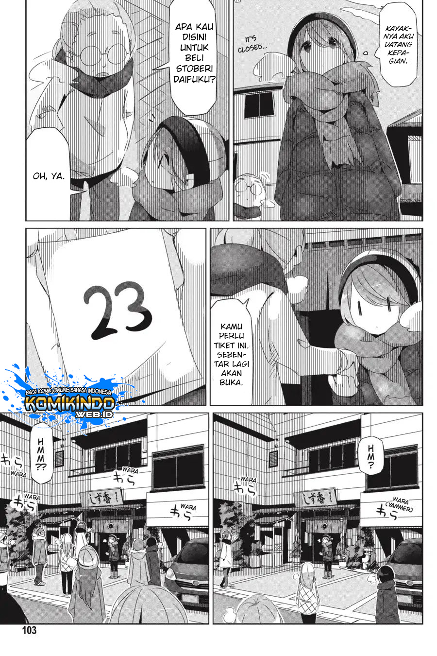 Yuru-Camp chapter 27 halaman 15