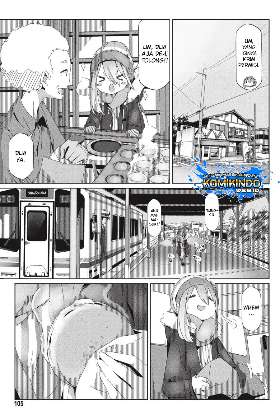 Yuru-Camp chapter 27 halaman 17