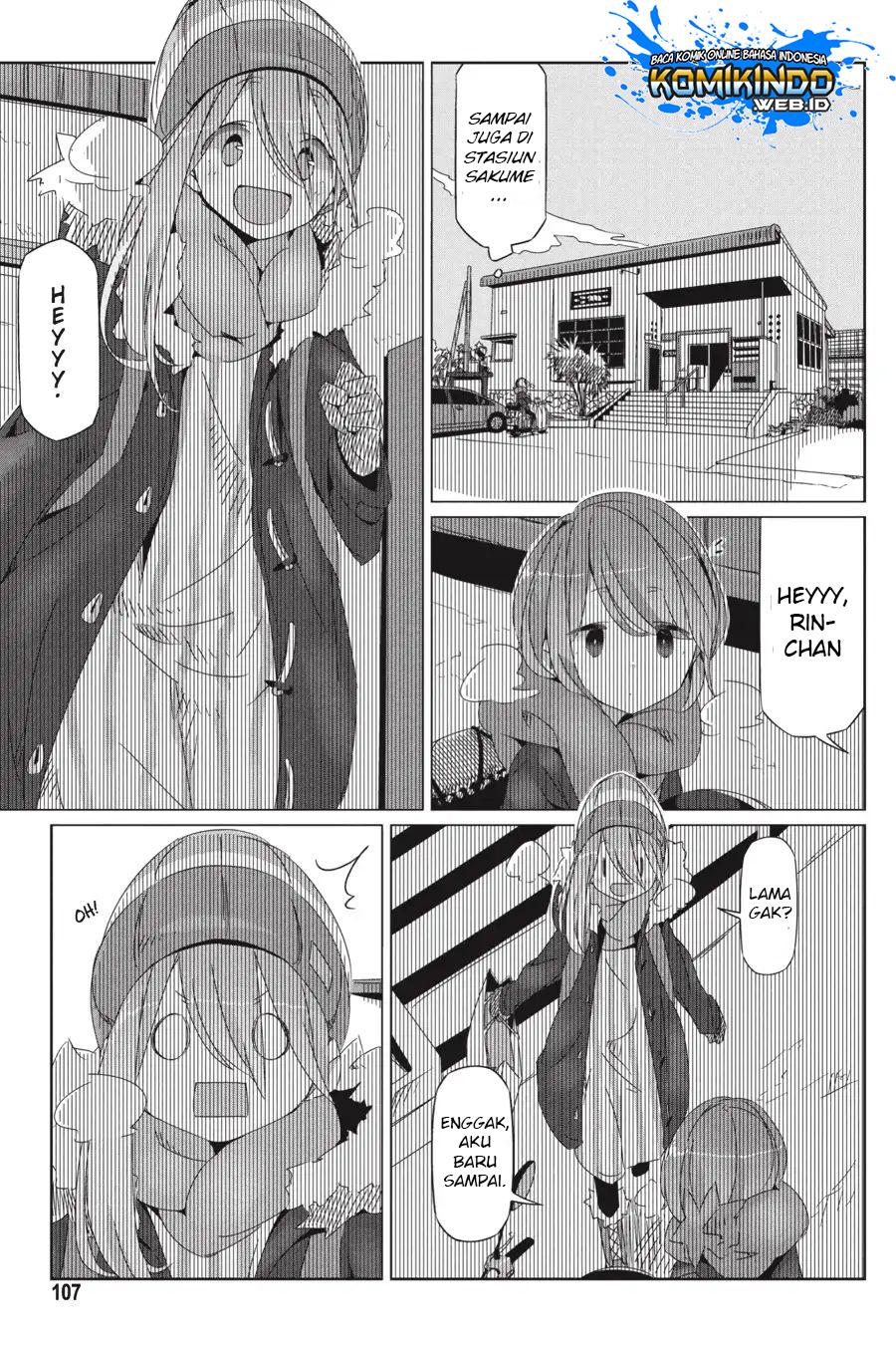 Yuru-Camp chapter 27 halaman 19