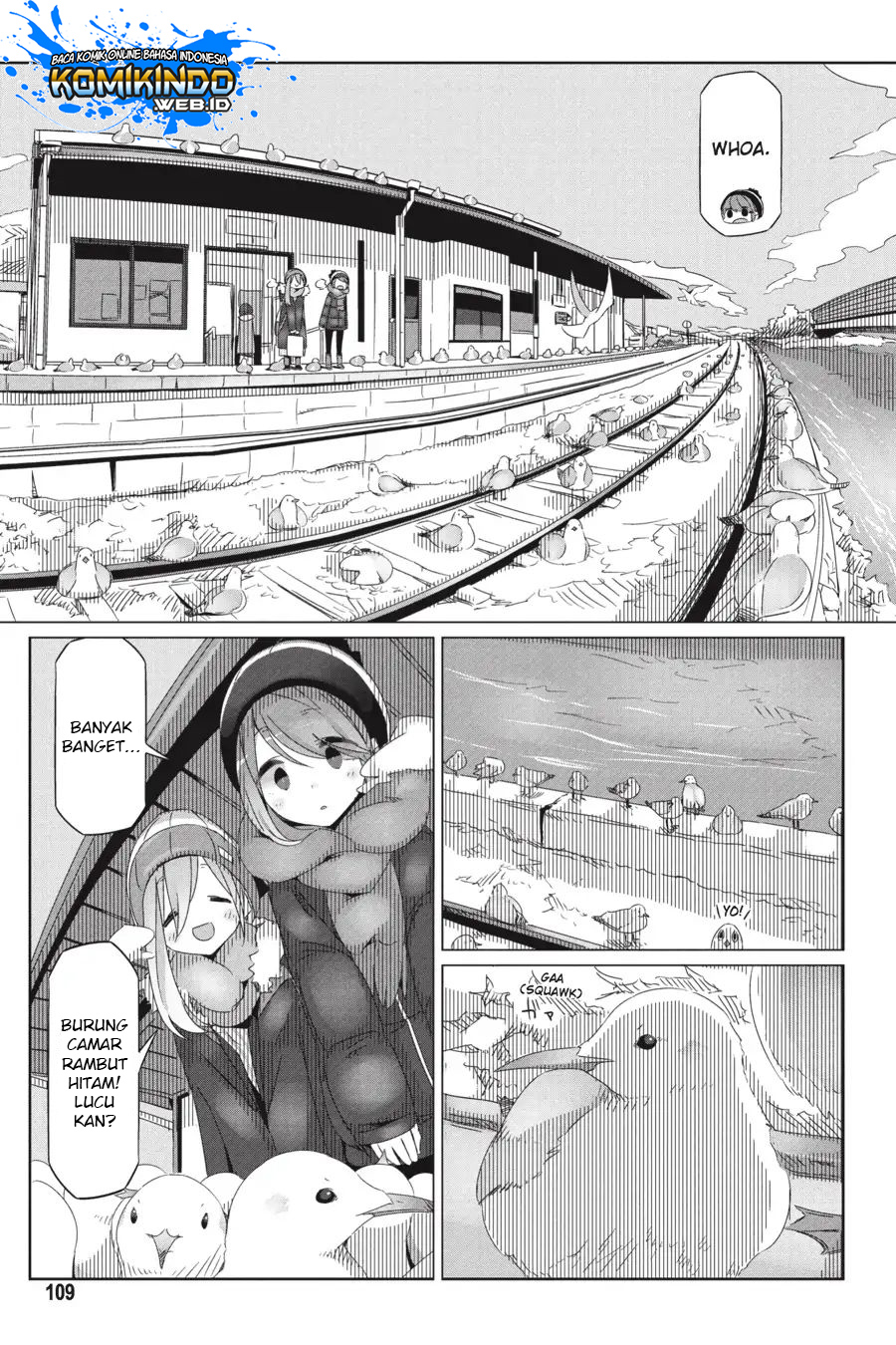 Yuru-Camp chapter 27 halaman 21