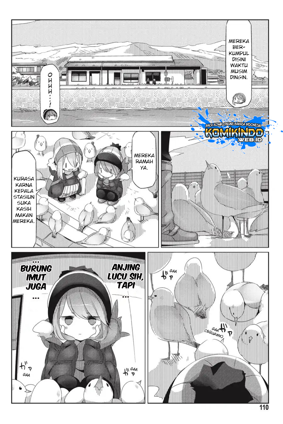 Yuru-Camp chapter 27 halaman 22