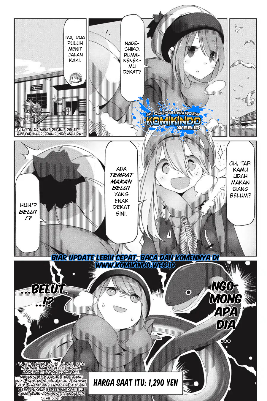 Yuru-Camp chapter 27 halaman 24
