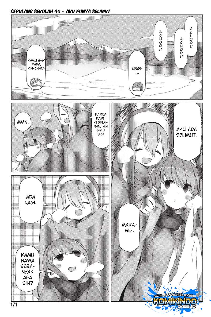 Yuru-Camp Bab 28.5 halaman 28