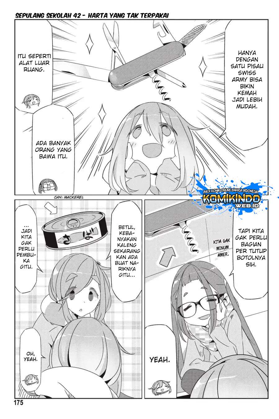 Yuru-Camp Bab 28.5 halaman 32