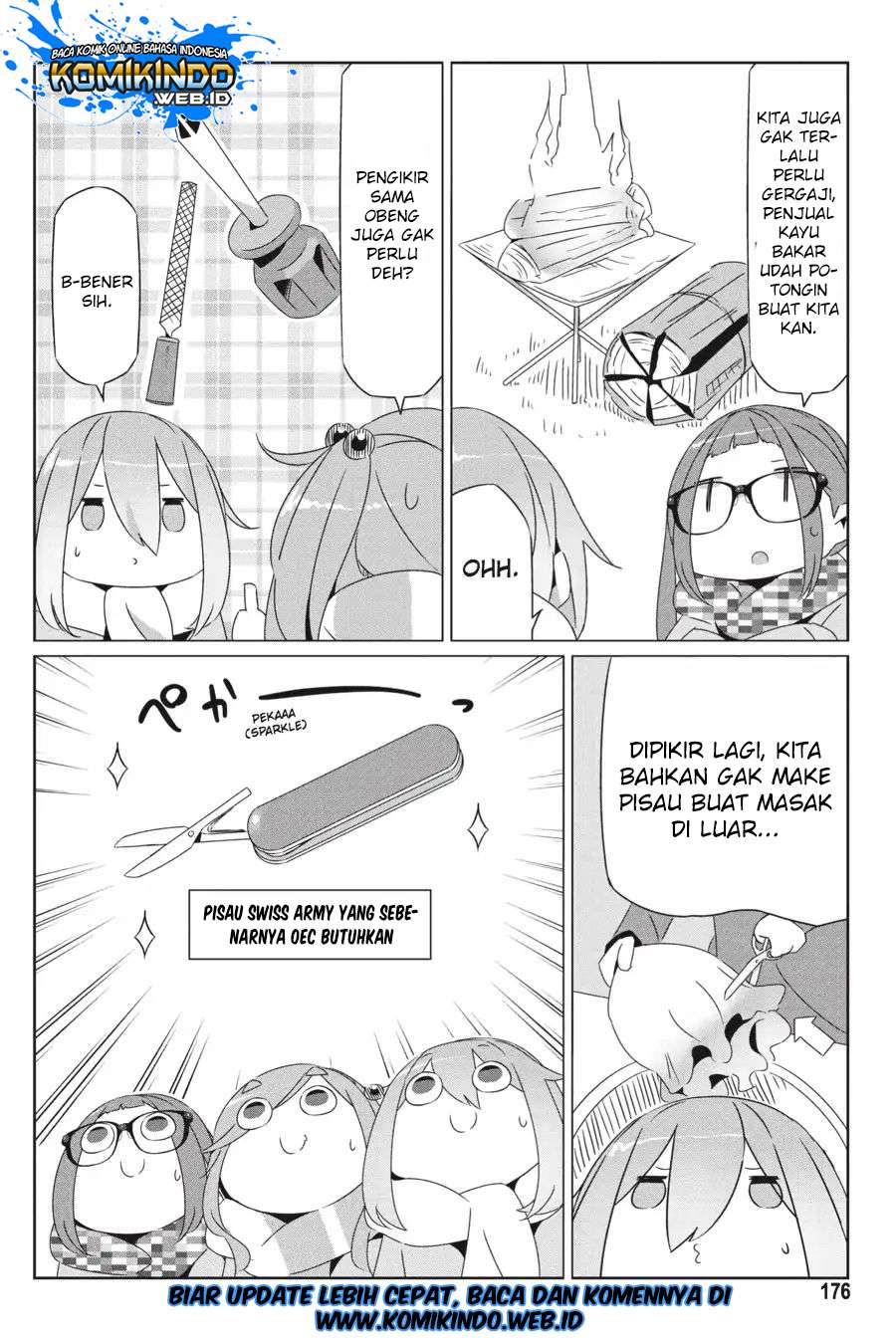 Yuru-Camp Bab 28.5 halaman 33