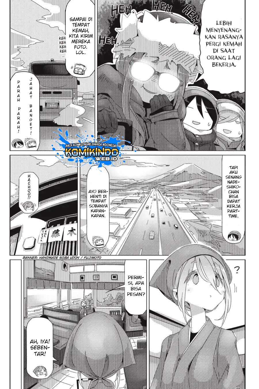 Yuru-Camp chapter 31 halaman 9