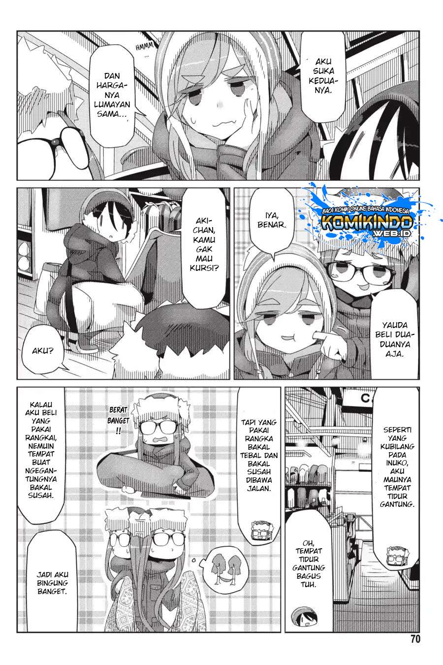 Yuru-Camp chapter 31 halaman 18