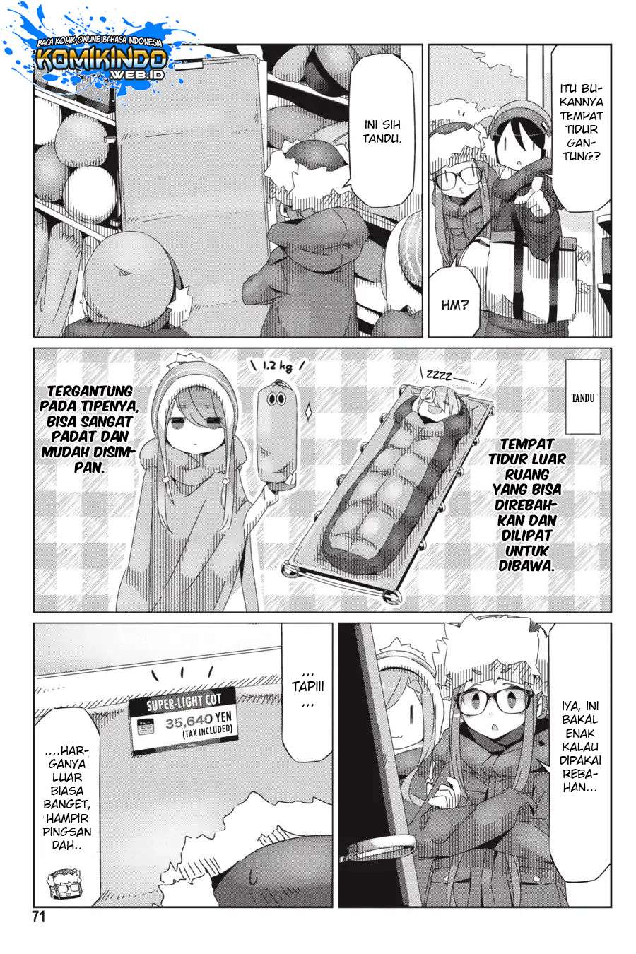 Yuru-Camp chapter 31 halaman 19