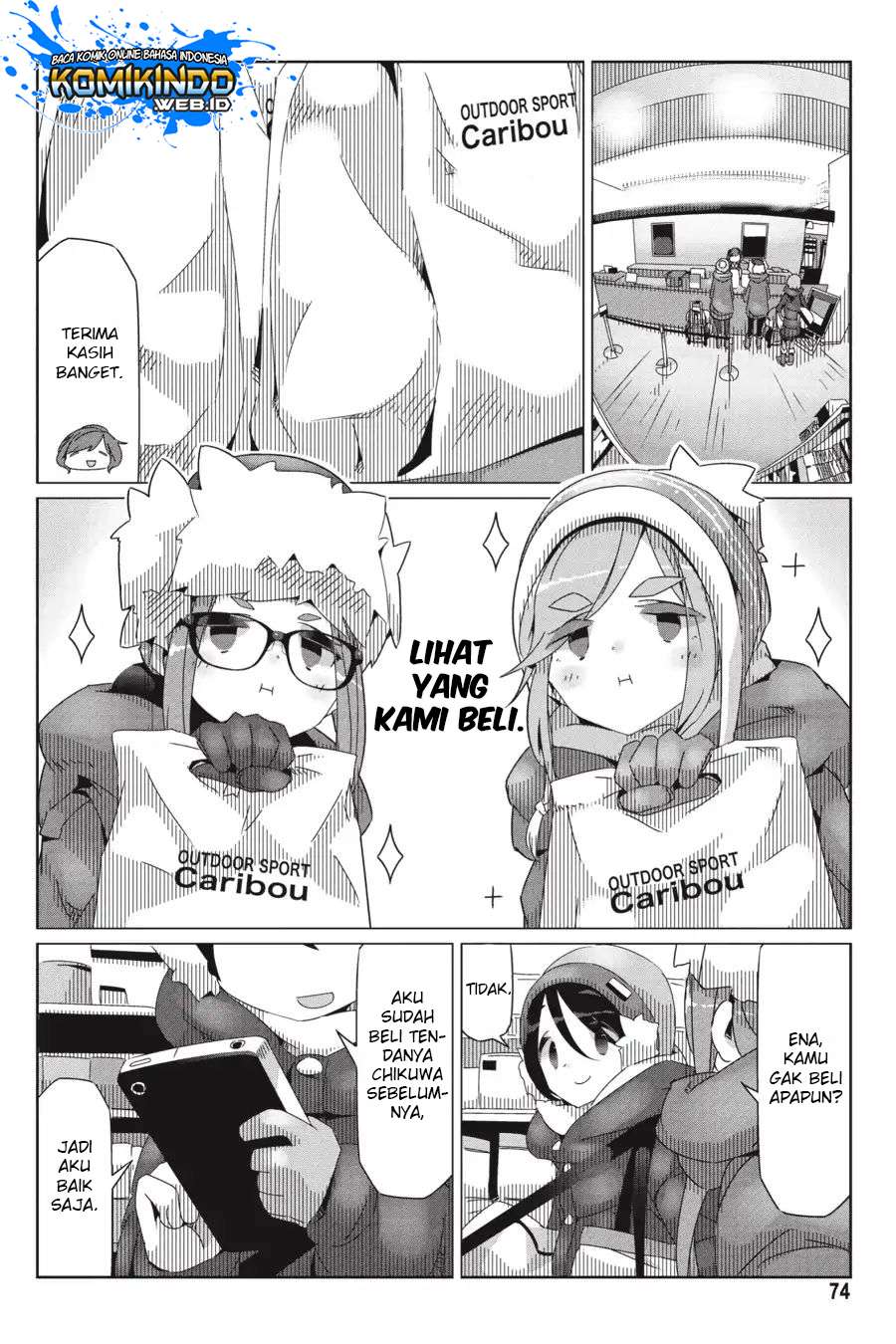 Yuru-Camp chapter 31 halaman 22
