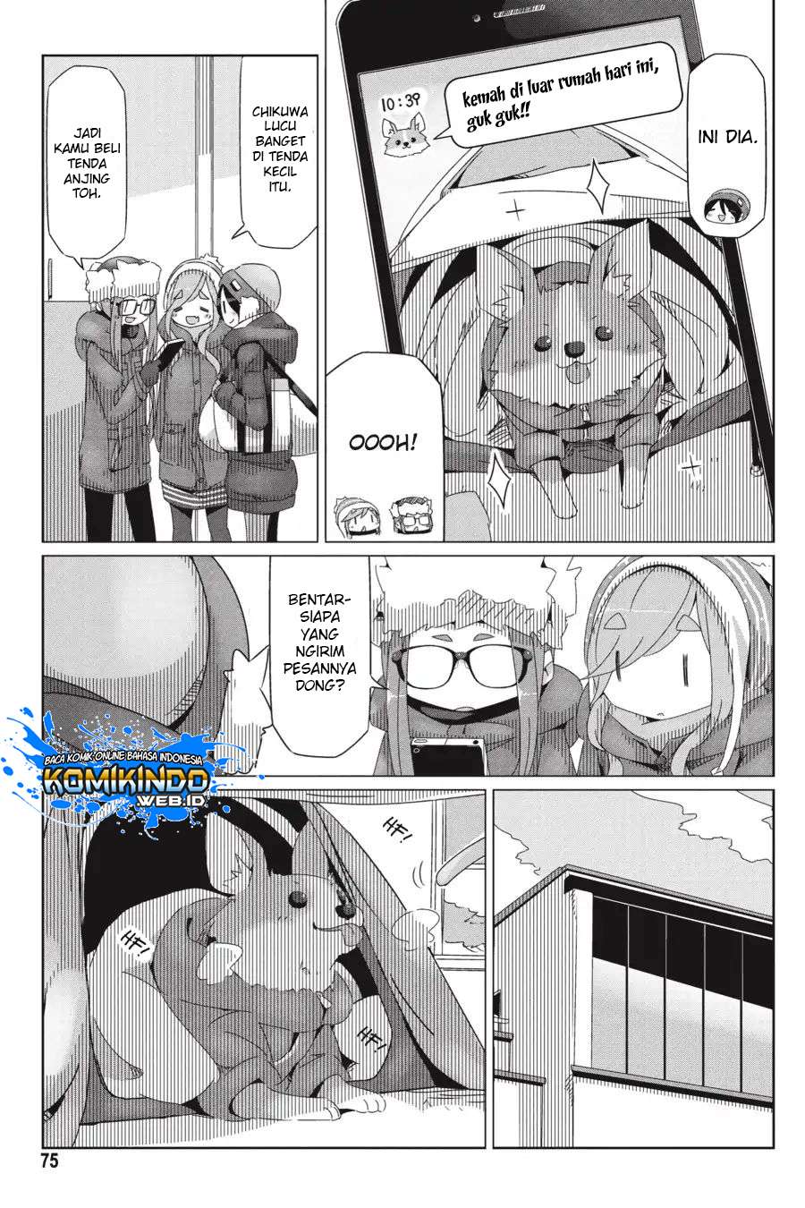 Yuru-Camp chapter 31 halaman 23