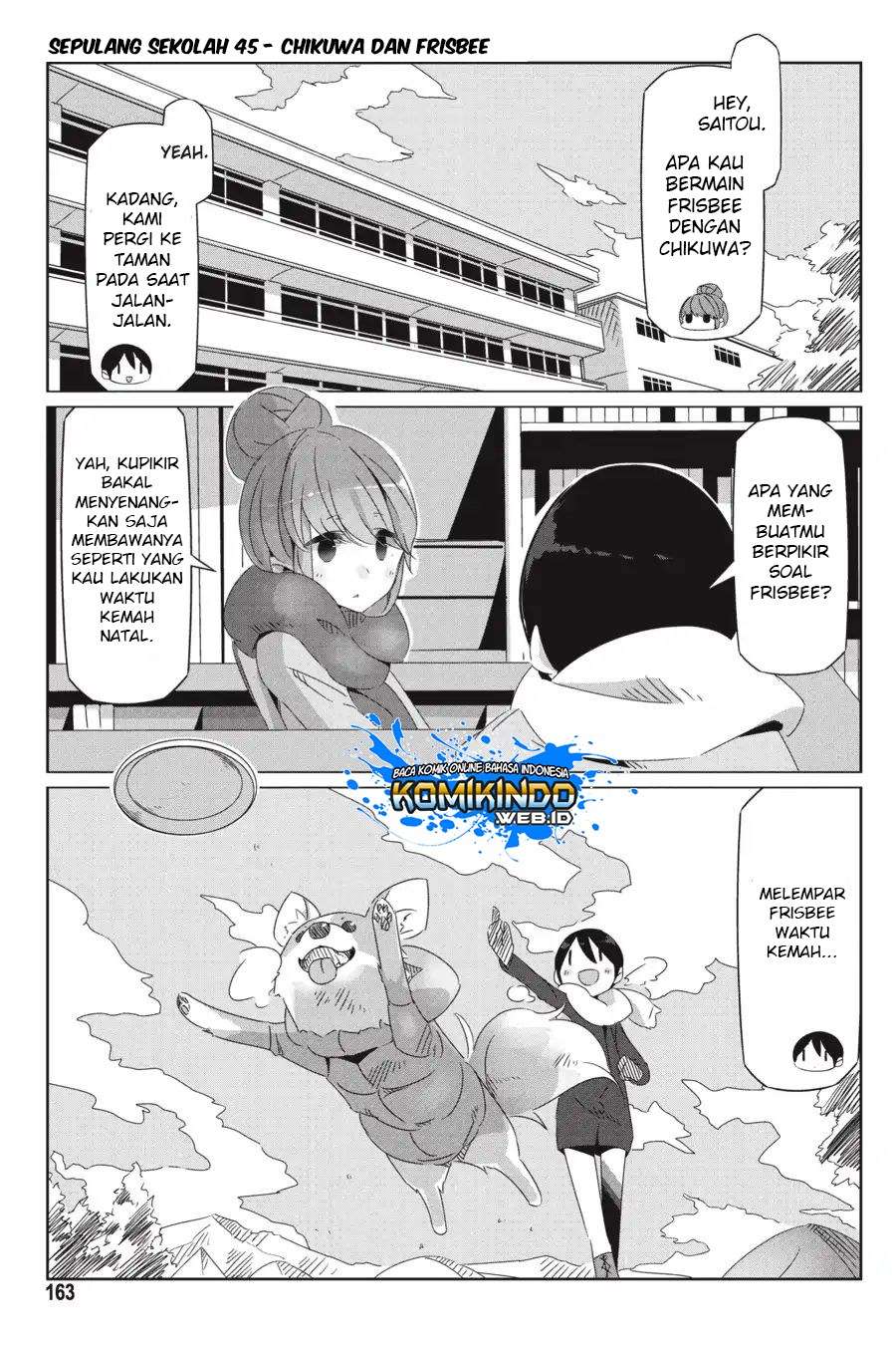 Yuru-Camp chapter 34.5 halaman 6