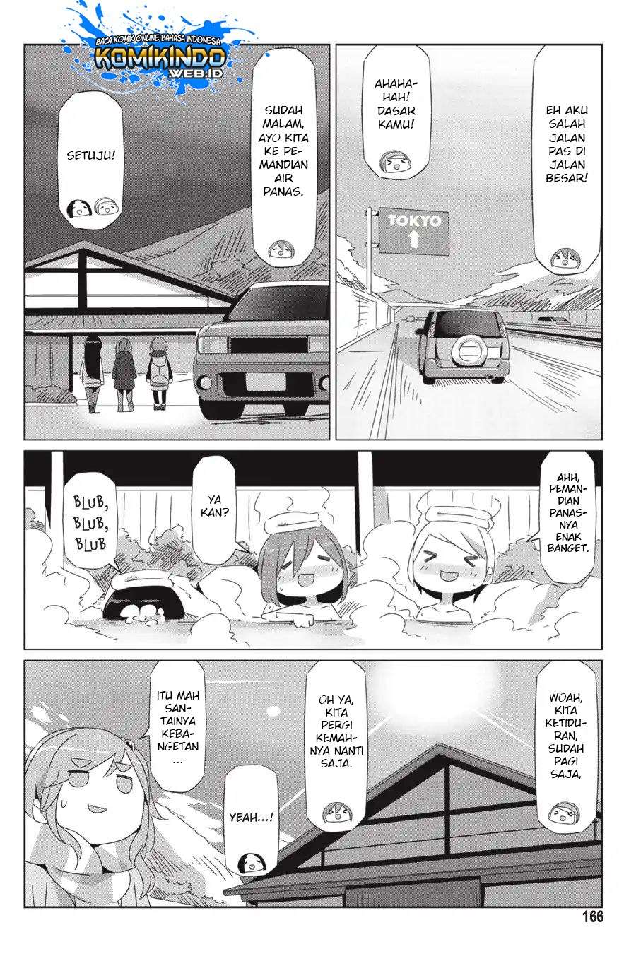 Yuru-Camp chapter 34.5 halaman 9
