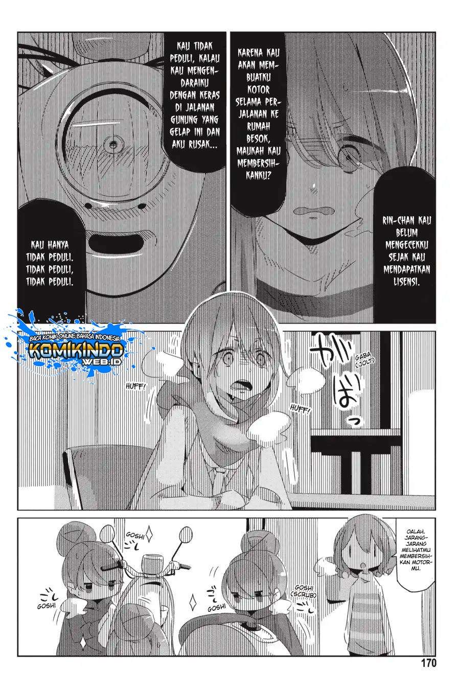 Yuru-Camp chapter 34.5 halaman 14