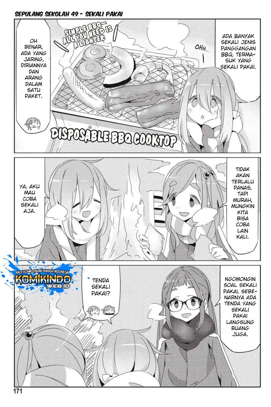 Yuru-Camp chapter 34.5 halaman 15