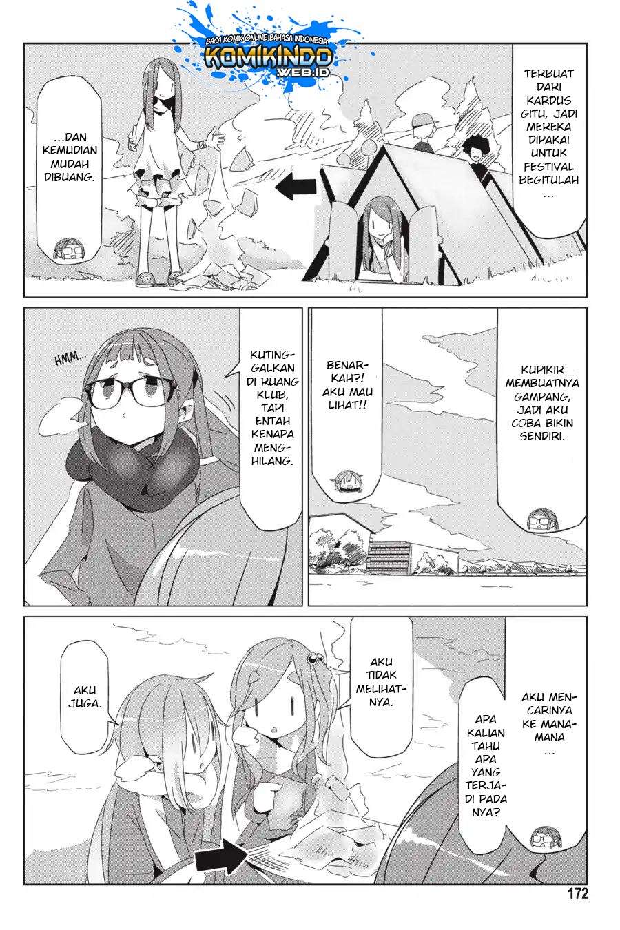 Yuru-Camp chapter 34.5 halaman 16