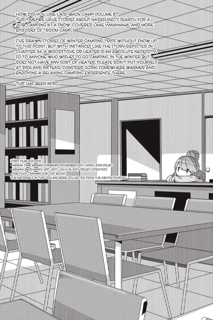 Yuru-Camp chapter 34.5 halaman 21