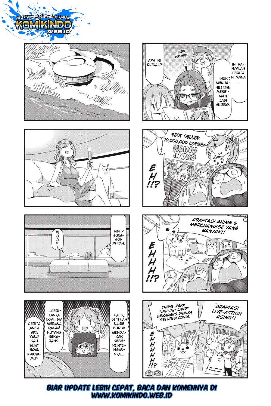 Yuru-Camp chapter 34.5 halaman 23