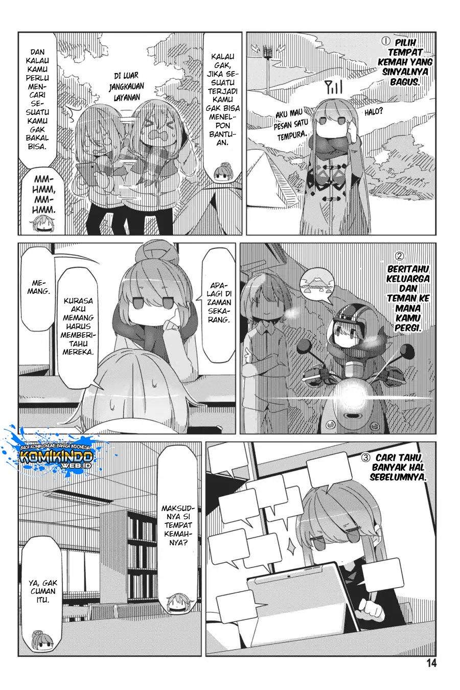 Yuru-Camp Bab 35 halaman 17