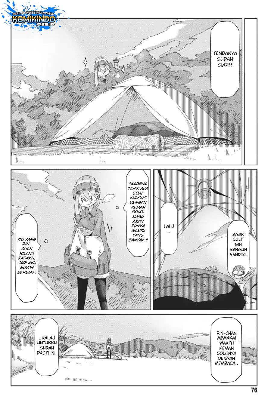 Yuru-Camp Bab 37 halaman 23