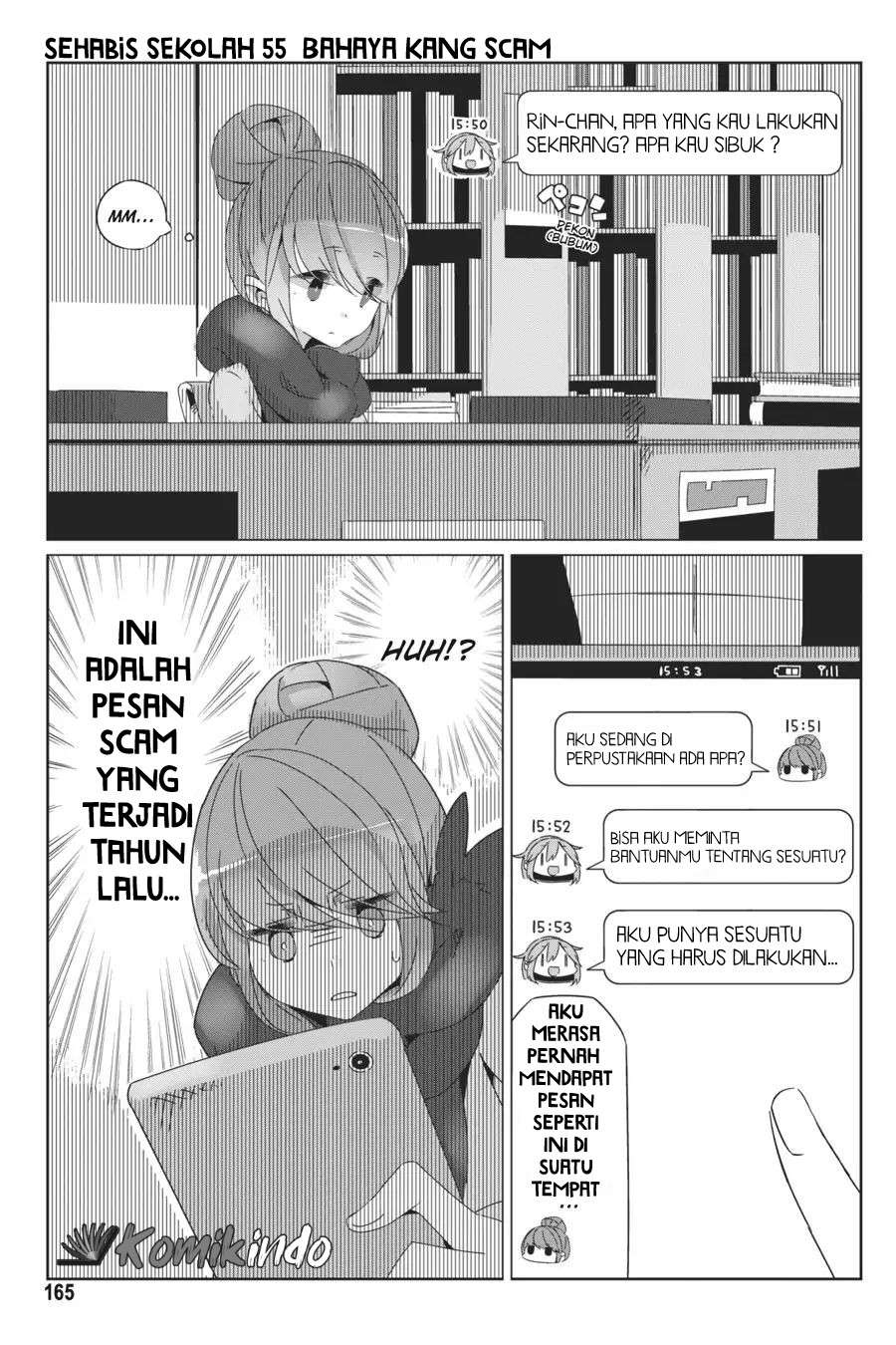 Yuru-Camp Bab 40.5 halaman 8