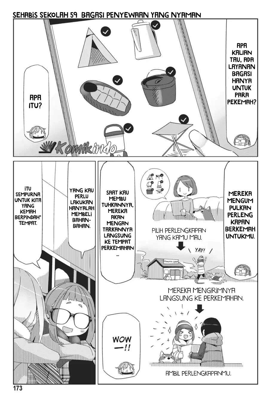 Yuru-Camp Bab 40.5 halaman 16