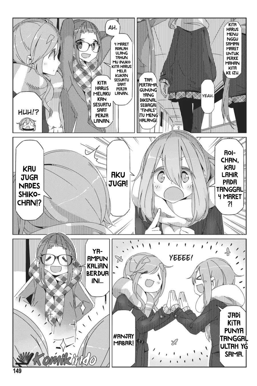 Yuru-Camp Bab 40 halaman 18