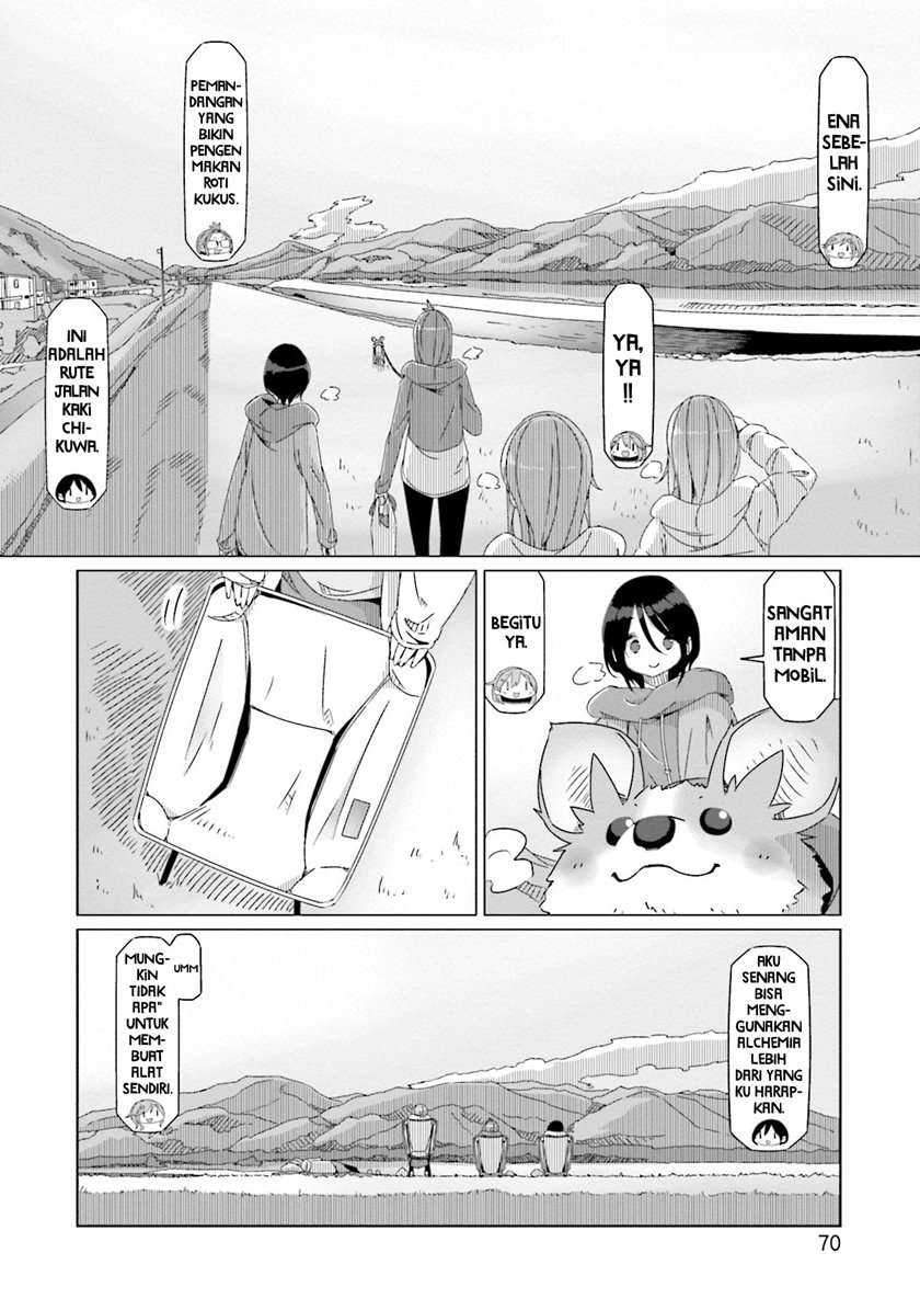 Yuru-Camp Bab 55 halaman 17