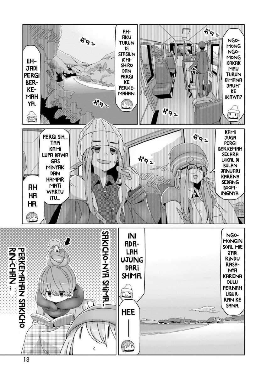 Yuru-Camp chapter 58 halaman 16