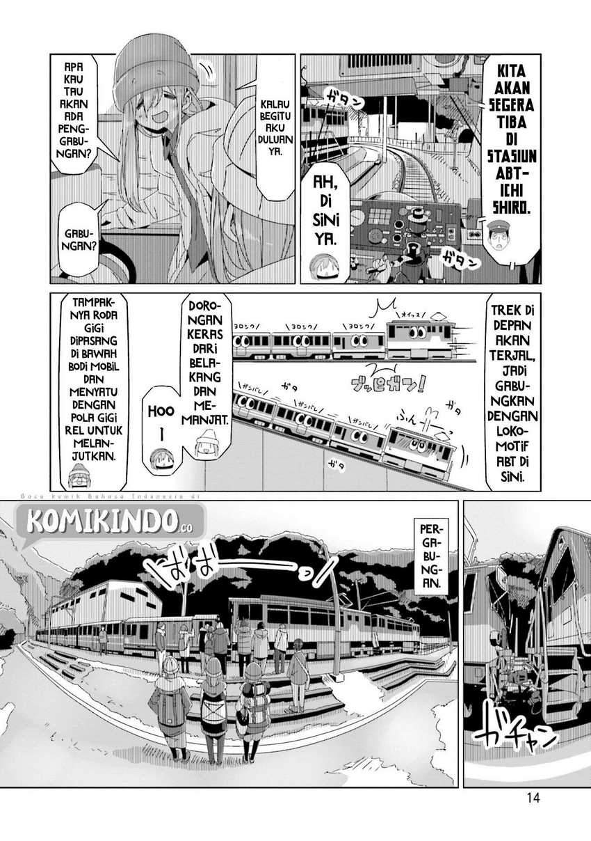 Yuru-Camp chapter 58 halaman 17