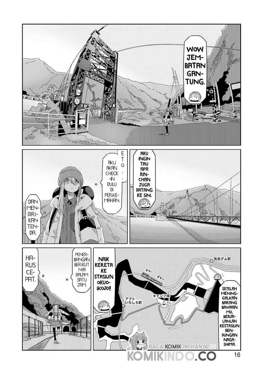 Yuru-Camp chapter 58 halaman 19