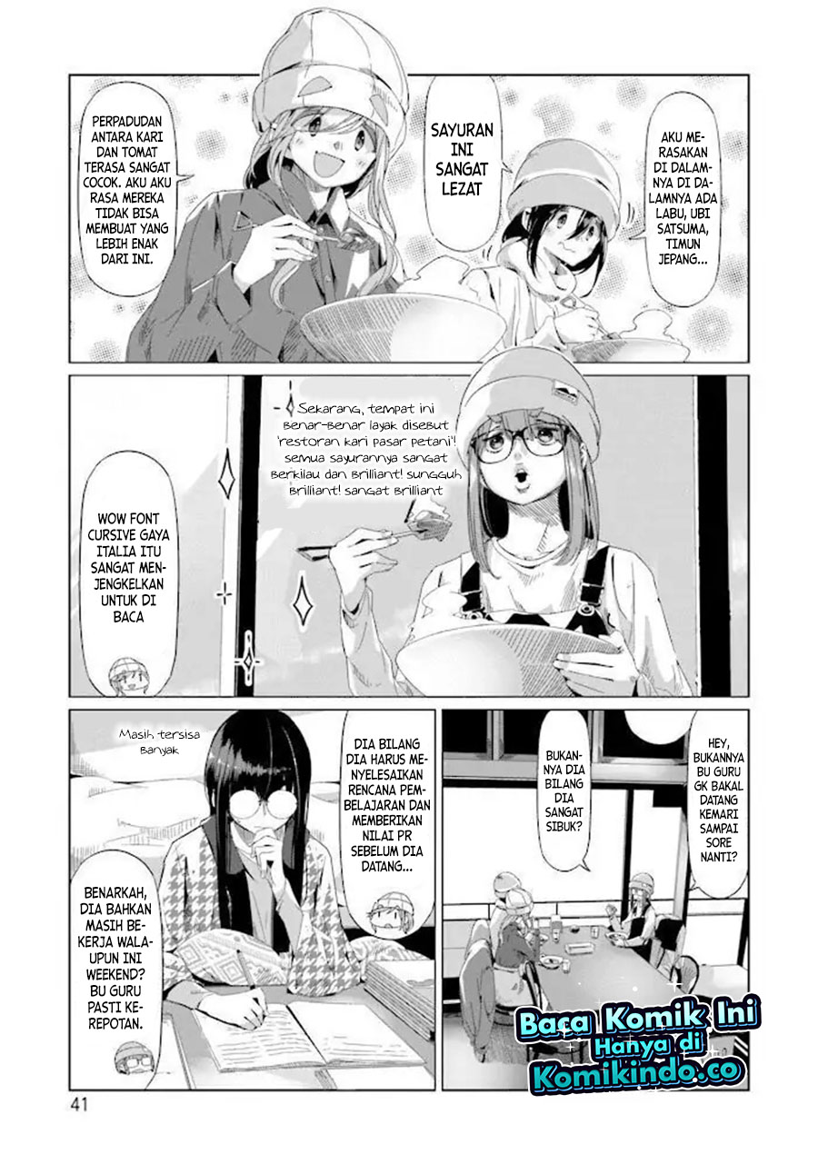 Yuru-Camp Bab 65 halaman 15