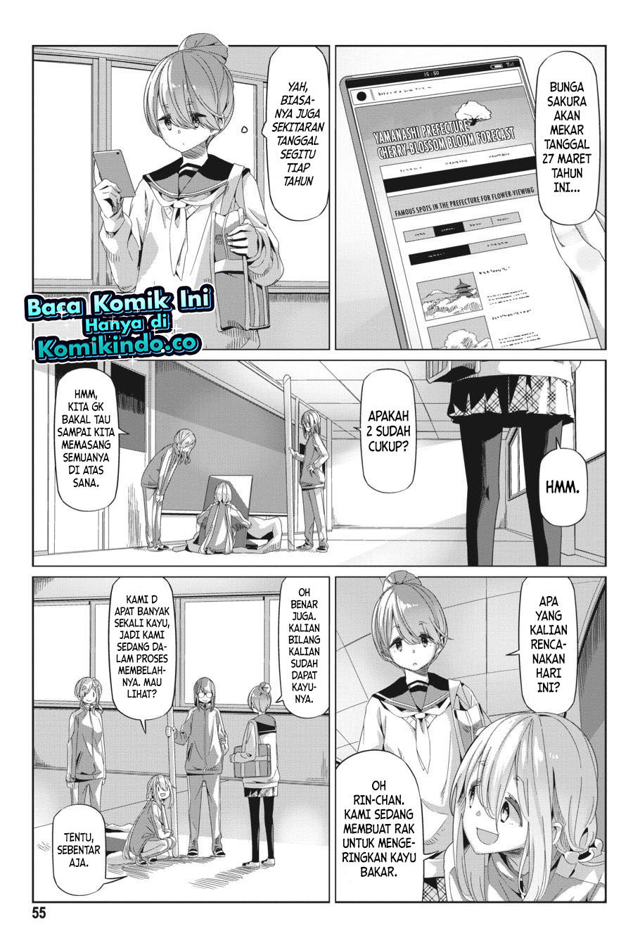 Yuru-Camp chapter 66 halaman 2