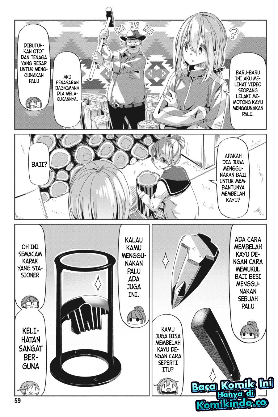 Yuru-Camp chapter 66 halaman 6