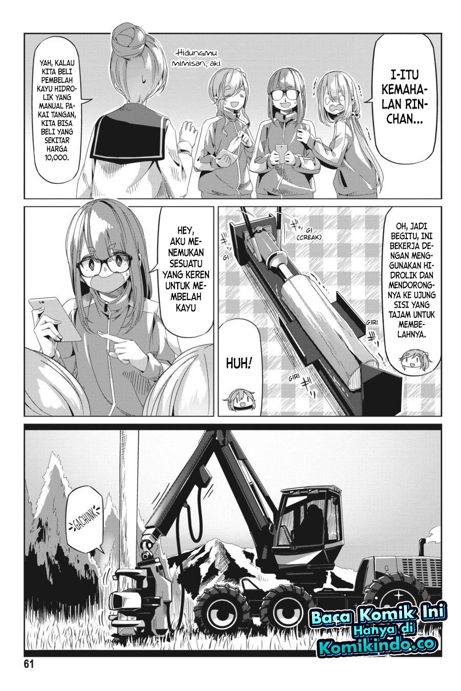 Yuru-Camp chapter 66 halaman 8