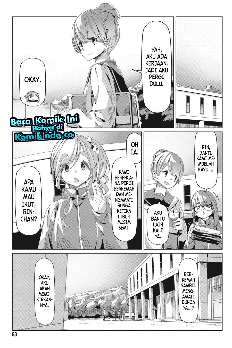 Yuru-Camp chapter 66 halaman 10